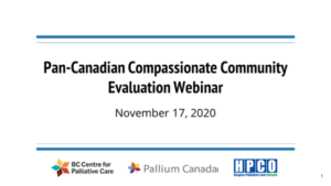 Measuring compassionate community action: A webinar to help you evaluate your impact