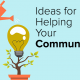 Ideas to support your community in the time of COVID-19